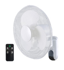 Ventilatore WallFan40 - da parete - 3 velocità - 40 W - diametro 40 cm - 41,3 x 45,9 x 27,6 cm - Melchioni family