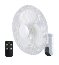 Ventilatore WallFan40 - da parete - 3 velocità - 40 W - diametro 40 cm - 41,3 x 45,9 x 27,6 cm - Melchioni family