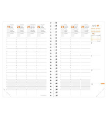Agenda settimanale Time&Life Pocket 2027 - 10 x 15 cm - rosa cangiante - Quo Vadis