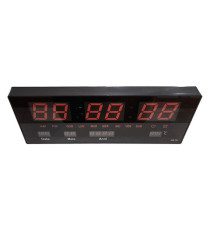 Orologio digitale - LED - 51 x 3,5 x 23,5 cm