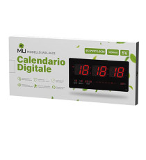 Orologio digitale - LED - 51 x 3,5 x 23,5 cm