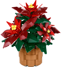 Lego The Botanicals - Stella di Natale - Lego 10370 Anni 18+ 608pz