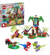 Lego Marvel - Battaglia con il raptor al quartier generale sull’albero di Spider-man e Gobby - Lego 11200 143pz Anni 4+