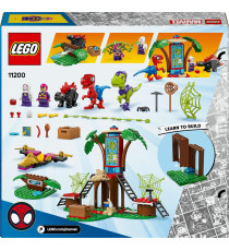 Lego Marvel - Battaglia con il raptor al quartier generale sull’albero di Spider-man e Gobby - Lego 11200 143pz Anni 4+