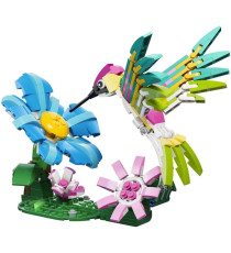 Lego Creator 3in1 - Animali selvatici: colibrì variopinto - Lego 31384 costruisci un colibrì o farfalla o pesce 312pz Anni 8+