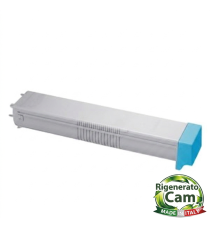 Toner CLX 9250 ciano rigenerato CAM di alta qualità, made in Italy per Samsung Clx 9250,9252 CLT-C6072S SS537A 15.000 pagine