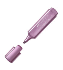 Evidenziatore Textliner 46 - punta a scalpello - colori assortiti metallic - Faber-Castell - astuccio 8 colori