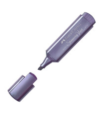Evidenziatore Textliner 46 - punta a scalpello - colori assortiti metallic - Faber-Castell - astuccio 8 colori