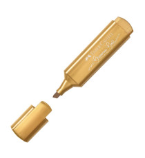 Evidenziatore Textliner 46 - punta a scalpello - colori assortiti metallic - Faber-Castell - astuccio 8 colori
