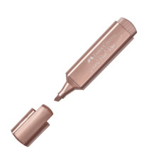Evidenziatore Textliner 46 - punta a scalpello - colori assortiti metallic - Faber-Castell - astuccio 8 colori