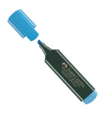 Evidenziatore Textliner 48 - punta a scalpello - tratto 1,0-3,0-5,0mm - azzurro - Faber-Castell