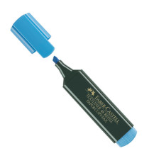 Evidenziatore Textliner 48 - punta a scalpello - tratto 1,0-3,0-5,0mm - azzurro - Faber-Castell