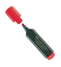 Evidenziatore Textliner 48 - punta a scalpello - tratto 1,0-3,0-5,0mm - rosso - Faber-Castell