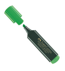 Evidenziatore Textliner 48 - punta a scalpello - tratto 1,0-3,0-5,0mm - verde - Faber-Castell