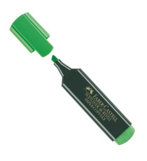 Evidenziatore Textliner 48 - punta a scalpello - tratto 1,0-3,0-5,0mm - verde - Faber-Castell