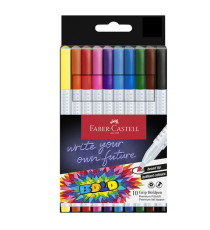 Grip Boldpen + Grip Finepen - colori assortiti - Faber-Castell - expo da 20 astucci