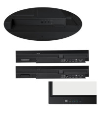 Lavagna Touch Flip WAF 65” 4K – S.O. Android 14 – 400 nit – Google Store - VESA 600x400 - 36kg - 148x89cm - Slot