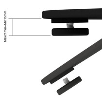 Multibrackets - Piantana da pavimento 75 - Vesa 800x400 - Max 60kg - regolabile in altezza fino a 180 cm