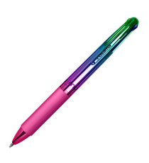 Penna a sfera scatto 4 Color - colori Rainbow assortiti - Osama - expo 24 pezzi