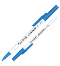 Penna sfera - cappuccio - Kilometrico Recycled - punta 1,0 mm - assortiti nero/blu - Papermate - expo 300 pezzi