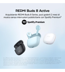 Auricolari Xiaomi Redmi Buds 8 Active Blue Bluetooth 5.4 True Wireless Stereo (TWS) In-ear Musica e Chiamate Bluetooth IPX4