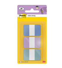 Segnapagina Post-it Index Strong -  686-3COAST - 25,4 x 38,1 mm - colori pastelllo - Post-it - conf. 36 pezzi