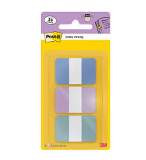 Segnapagina Post-it Index Strong -  686-3COAST - 25,4 x 38,1 mm - colori pastelllo - Post-it - conf. 36 pezzi