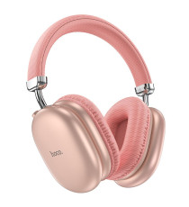 Cuffie Bluetooth Wireless HOCO W35 Max Rosa – Autonomia fino a 90 Ore, Bluetooth 5.3 stabile e veloce, Supporto TF Card e AUX