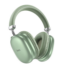 Cuffie Bluetooth Wireless HOCO W35 Max Green – Autonomia fino a 90 Ore, Bluetooth 5.3 stabile e veloce, Supporto TF Card e AUX
