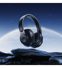 Cuffie Bluetooth Wireless HOCO W45 Black – Over-Ear Pieghevoli con Autonomia fino a 46 Ore, Bluetooth 5.3 stabile e veloce