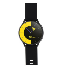 Smartwatch Titmo O-200 nero, premium con display AMOLED, GPS integrato e chiamate Bluetooth, Autonomia fino a 10 giorni