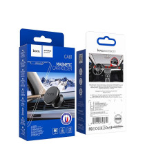Supporto auto magnetico Hoco Ligue CA81 nero per griglia di aerazione, compatto e resistente per smartphone, antigraffio