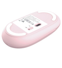 Mouse - ultrasottile - wireless - ricaricabile - rosa - Trust