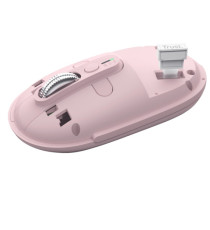 Mouse - ultrasottile - wireless - ricaricabile - rosa - Trust