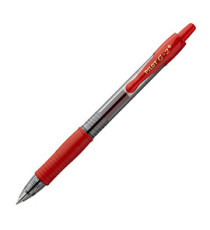 Roller gel a scatto G-2+ - punta 0,7mm - rosso - Pilot