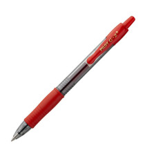 Roller gel a scatto G-2+ - punta 0,7mm - rosso - Pilot