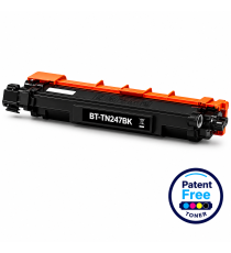 Toner TN247BK nero TN243 Patent Free alta qualità compatibile per Brother Dcp-L3500s HL-L3200s MFC-L3700s TN-247 3.000 pagine
