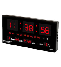 Orologio digitale - LED - 45,7 x 3,5 x 21,1 cm