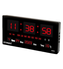 Orologio digitale - LED - 45,7 x 3,5 x 21,1 cm