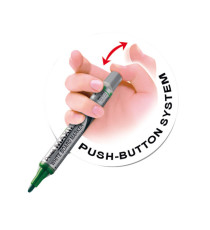 Marcatore per lavagna Maxiflo - punta conica 4 mm - nero - Pentel