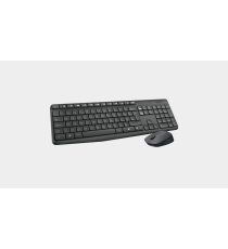 Kit Tastiera e Mouse Logitech MK235 920-007905 wireless USB Nano Receiver, mouse comodo e compatto,pensato per durare a lungo