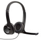 Cuffie Logitech Stereo H390 con microfono per computer 981-000406 Usb-A Cancellazione Rumore Padiglioni Imbottiti in Similpelle