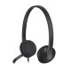 Cuffie Logitech Stereo H340 con microfono per computer 981-000475 Usb-A Cancellazione Rumore Comfort per Tutta la Giornata