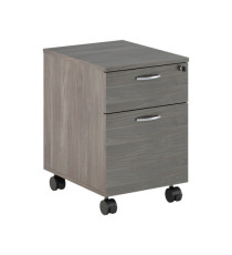 Cassettiera Easy - 1 cassetto + 1 classificatore - con ruote - 41,8 x 52 x 59,5 cm - frassino toscano