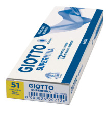 Pastello Supermina - mina 4 mm - giallo fluo 51 - Giotto