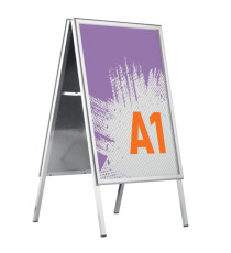 Cavalletto Fold Outdoor - bifacciale - A1 - Durable