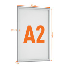 Cornice a scatto Outdoor - in alluminio - A2 - Durable