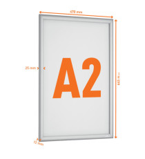 Cornice a scatto Outdoor - in alluminio - A2 - Durable