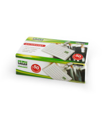 Portabadge con clip - 8,5 x 5 cm - Lebez - conf. 50 pezzi