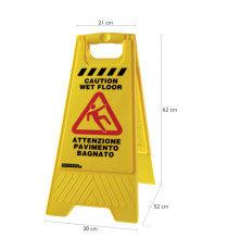 Cartello Pavimento Bagnato - 30x62 cm - PerfettoFactory
